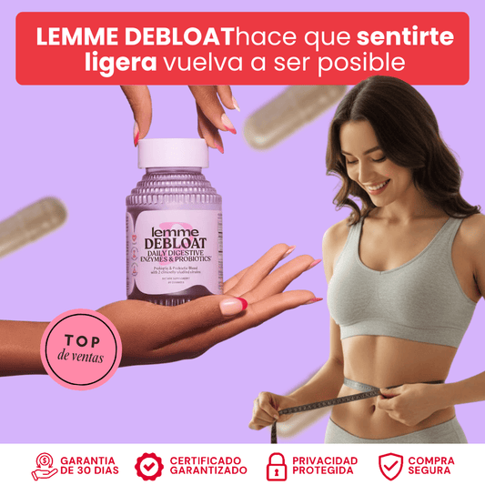 Lemme Debloat: Tu Rescate Digestivo Después de Comer