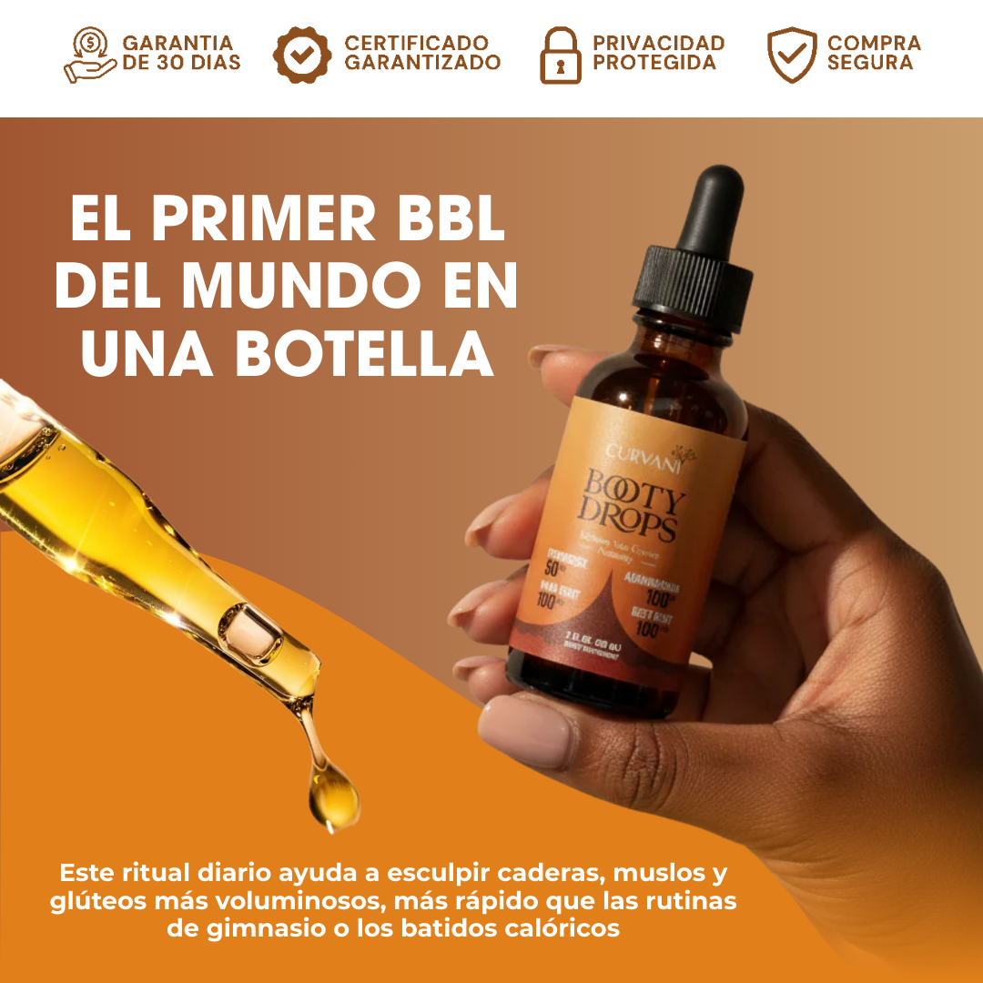 Booty Drops ¡Ritual diario que ayuda a esculpir tu figura!